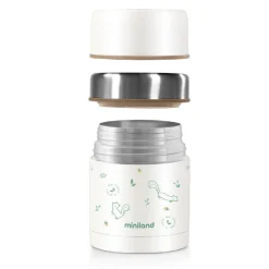 Miniland - Termo para sólidos Nature Chip ardillas 600ml
