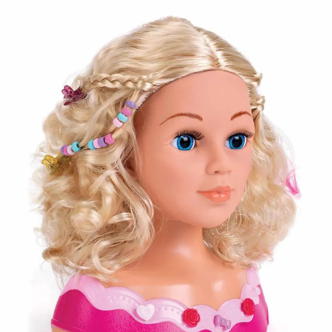 Miss Fashion - Busto para peinar y maquillar con accesorios