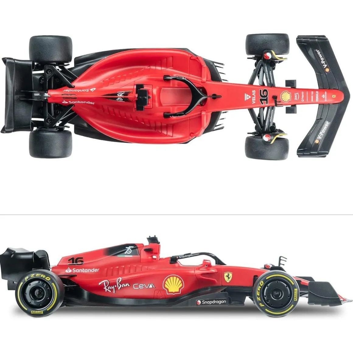 Mondo - Coche Ferrari F1-75 1:18 2.4 GHz