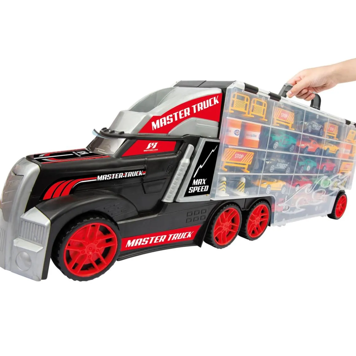 Motor & Co - Camión de transporte + 10 vehículos
