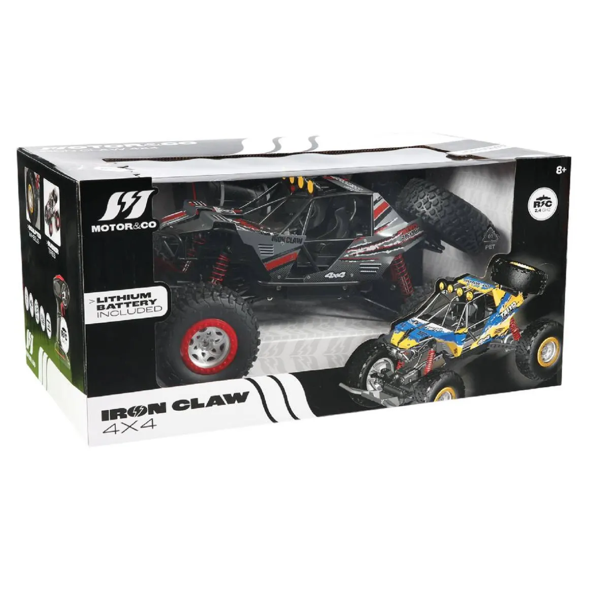 Motor & Co - Coche Iron Claw 4 x 4 (varios colores)