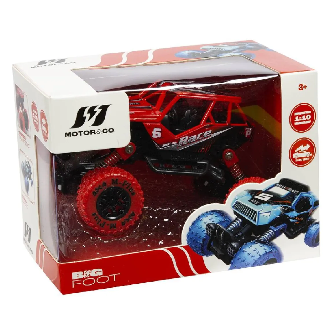 Motor & Co - Coche todoterreno Big Foot (varios colores)