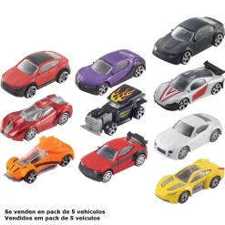 Motor & Co - Conjunto de 5 coches de metal (Varios modelos)