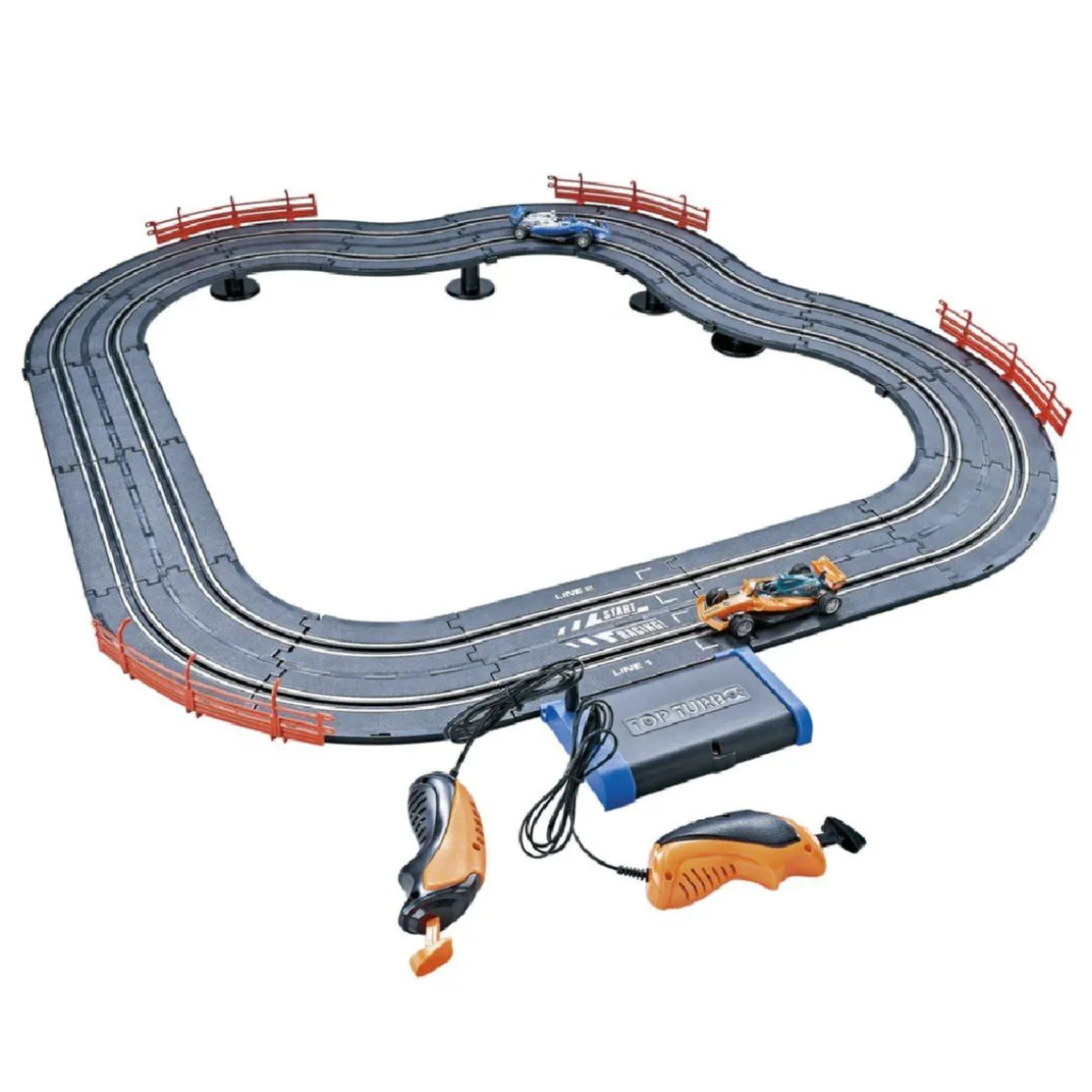 Motor & Co - Pista de Carreras 2,8m con dos Coches