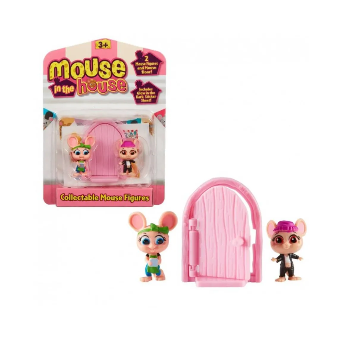 Mouse in the House - Pack de 2 figuras (varios modelos)