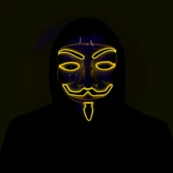 Máscara Anonymous con Luz