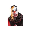 Máscara de payaso con pelo naranja
