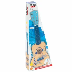 Music Star - Guitarra de madera 55 cm