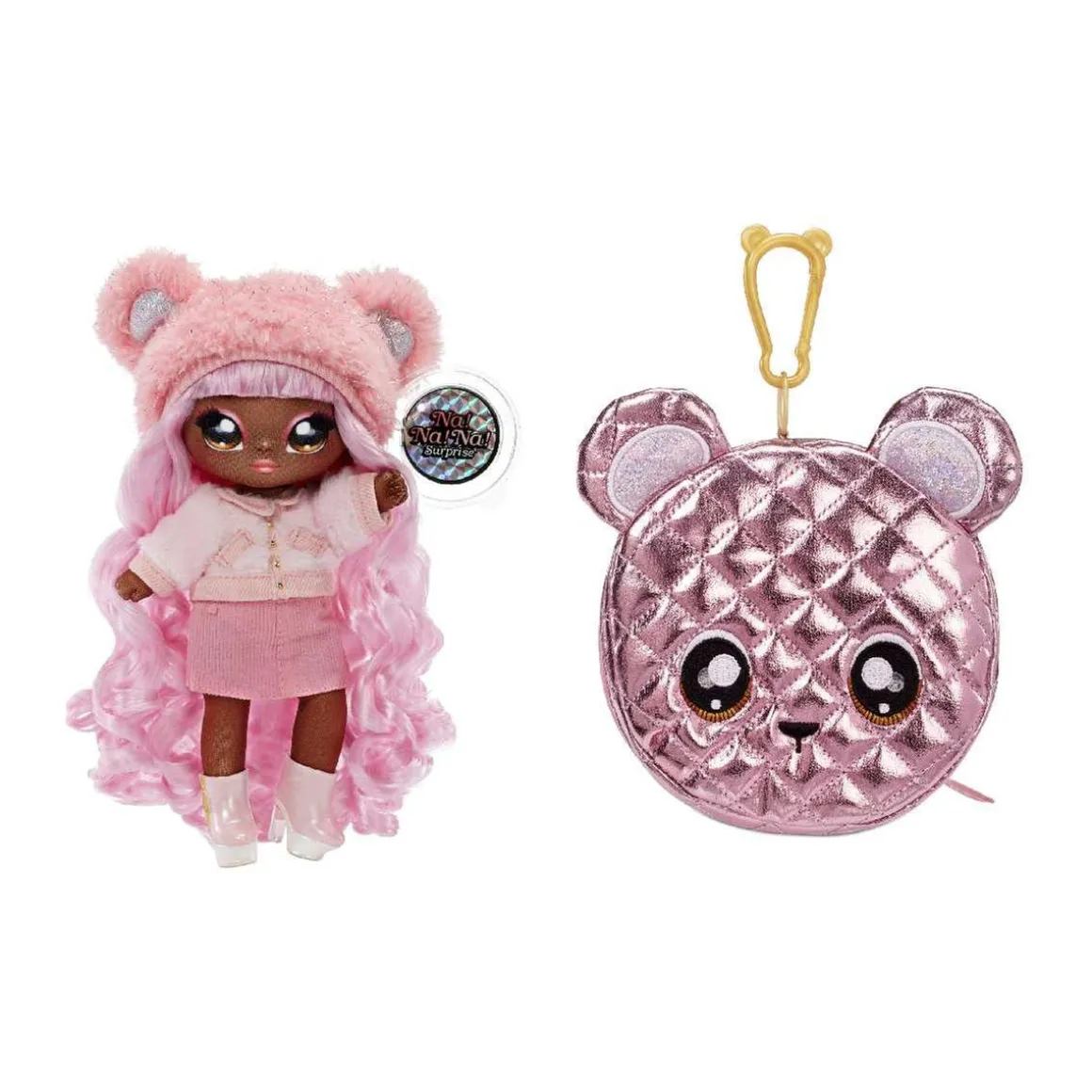 Na! Na! Na! Surprise 2-in-1 Pom Doll Glam Series - Cali Grizzly