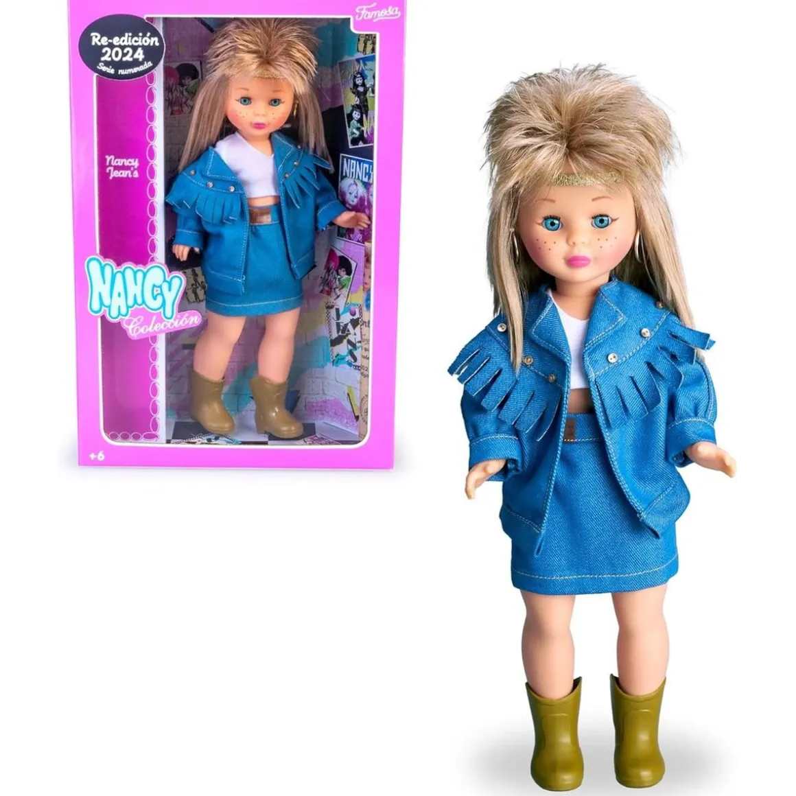 Nancy - Muñeca Rubia Coleccionista Reedición Jeans ㅤ