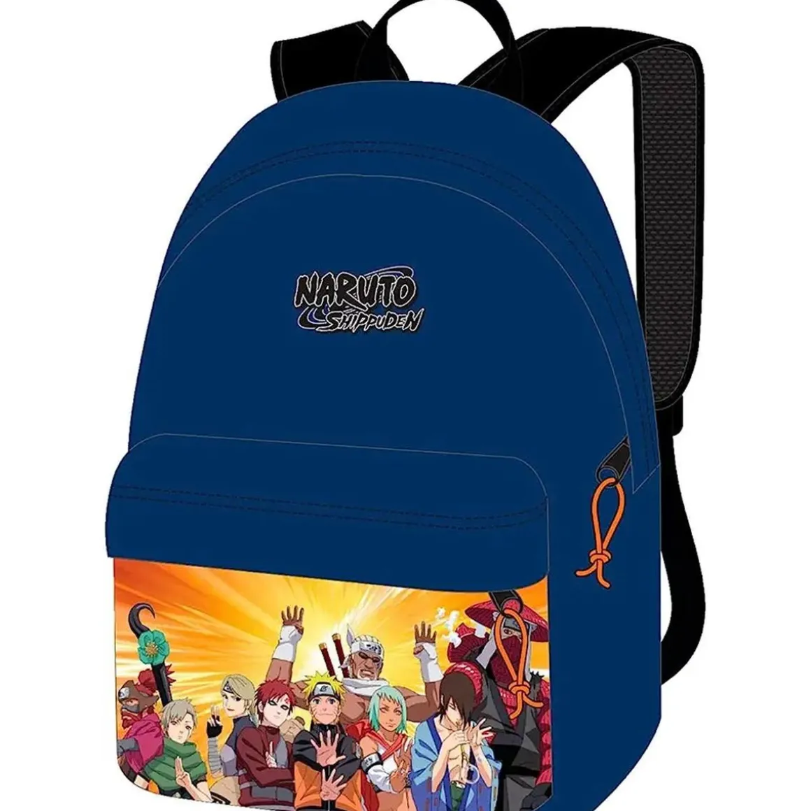 Naruto - Mochila Escolar con Compartimentos y Espalda Acolchada - 40x30x15 cm