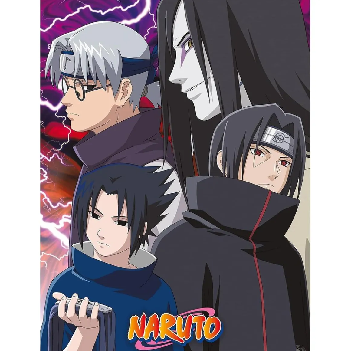 Naruto Shippuden - Set 2 pósters Chibi - Ninjas Konoha & Desertores
