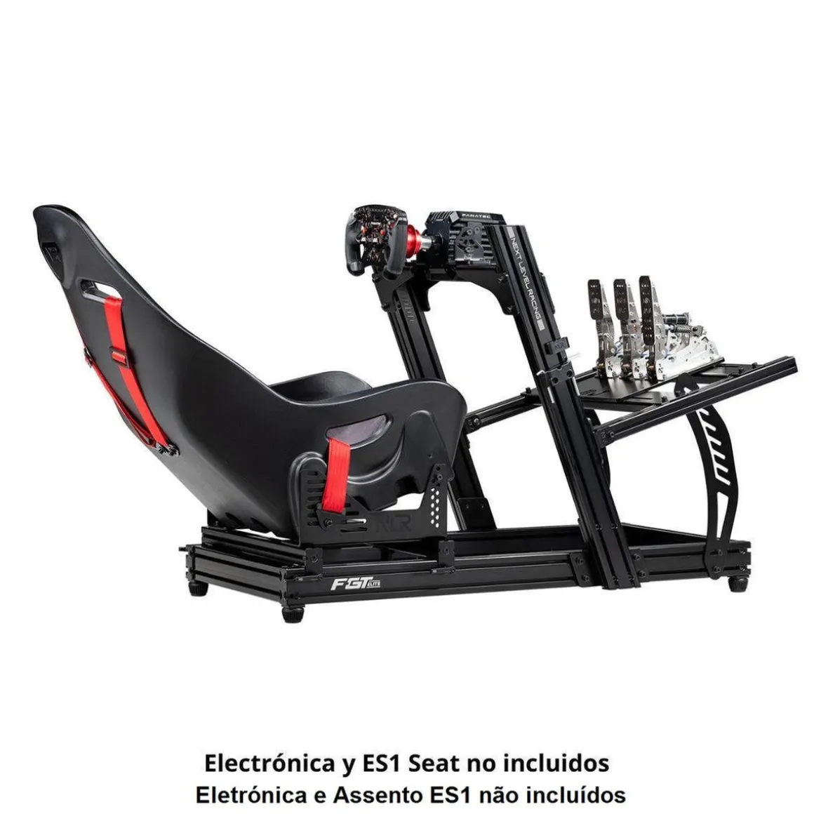 Next Level Racing - Cockpit F-GT Elite Lite de Montaje Frontal y Lateral