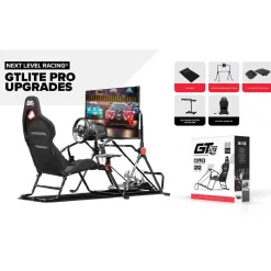Next Level Racing - Cockpit de carrera GT Lite PRO plegable