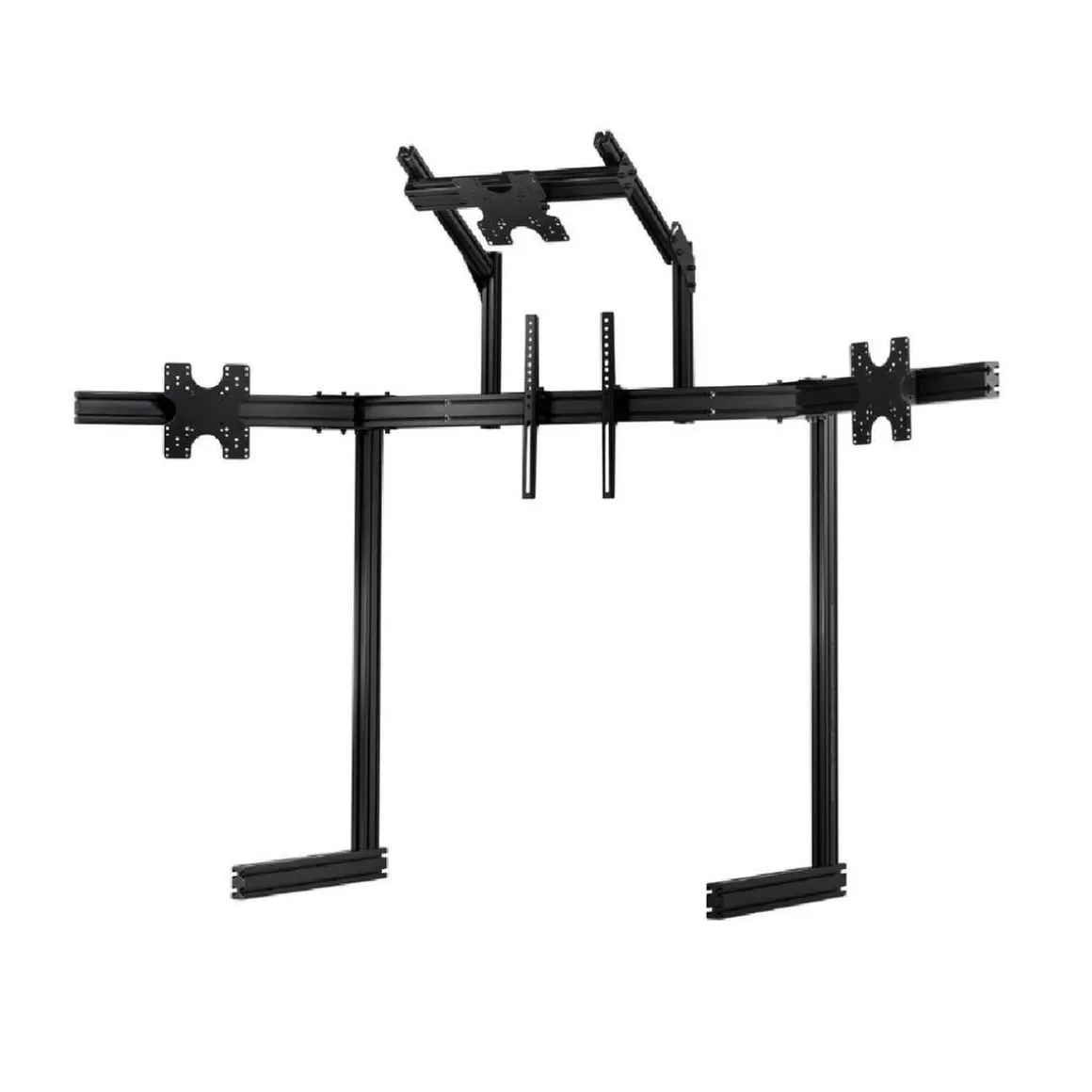 Next Level Racing - Soporte cuatro monitores Elite Black