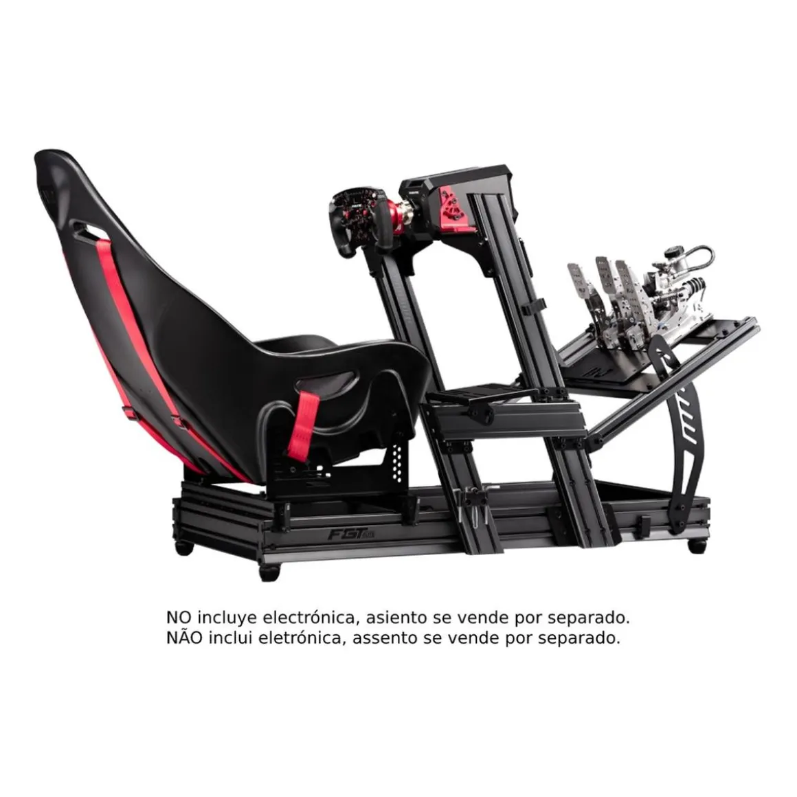Next Level Racing Cockpit Aluminium Simulator para sillón Gaming Front & Side Mount Edition