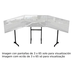 Next Level Racing Soporte independiente para tres monitores