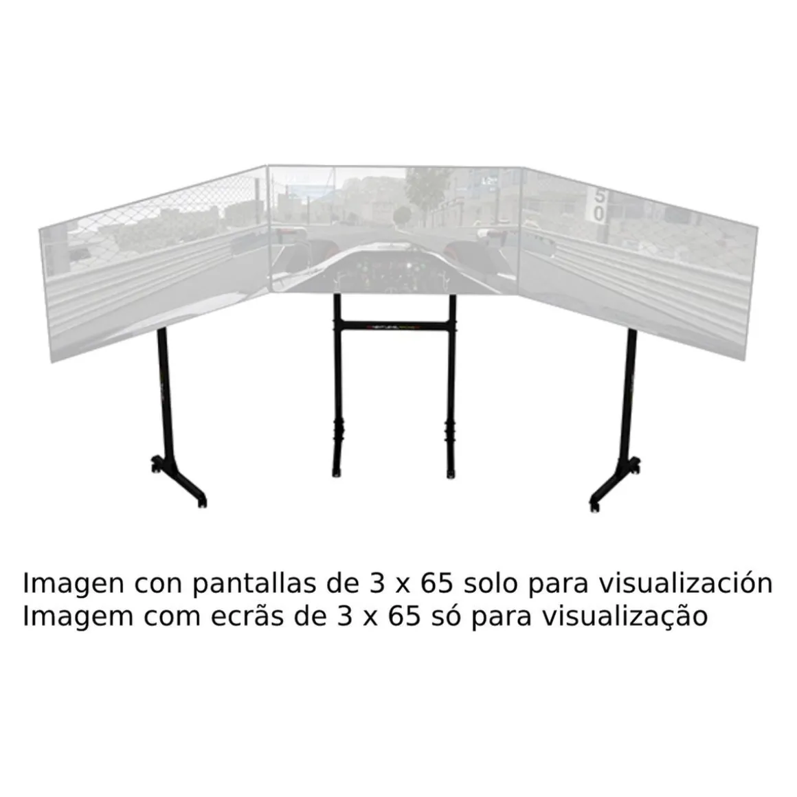 Next Level Racing Soporte independiente para tres monitores