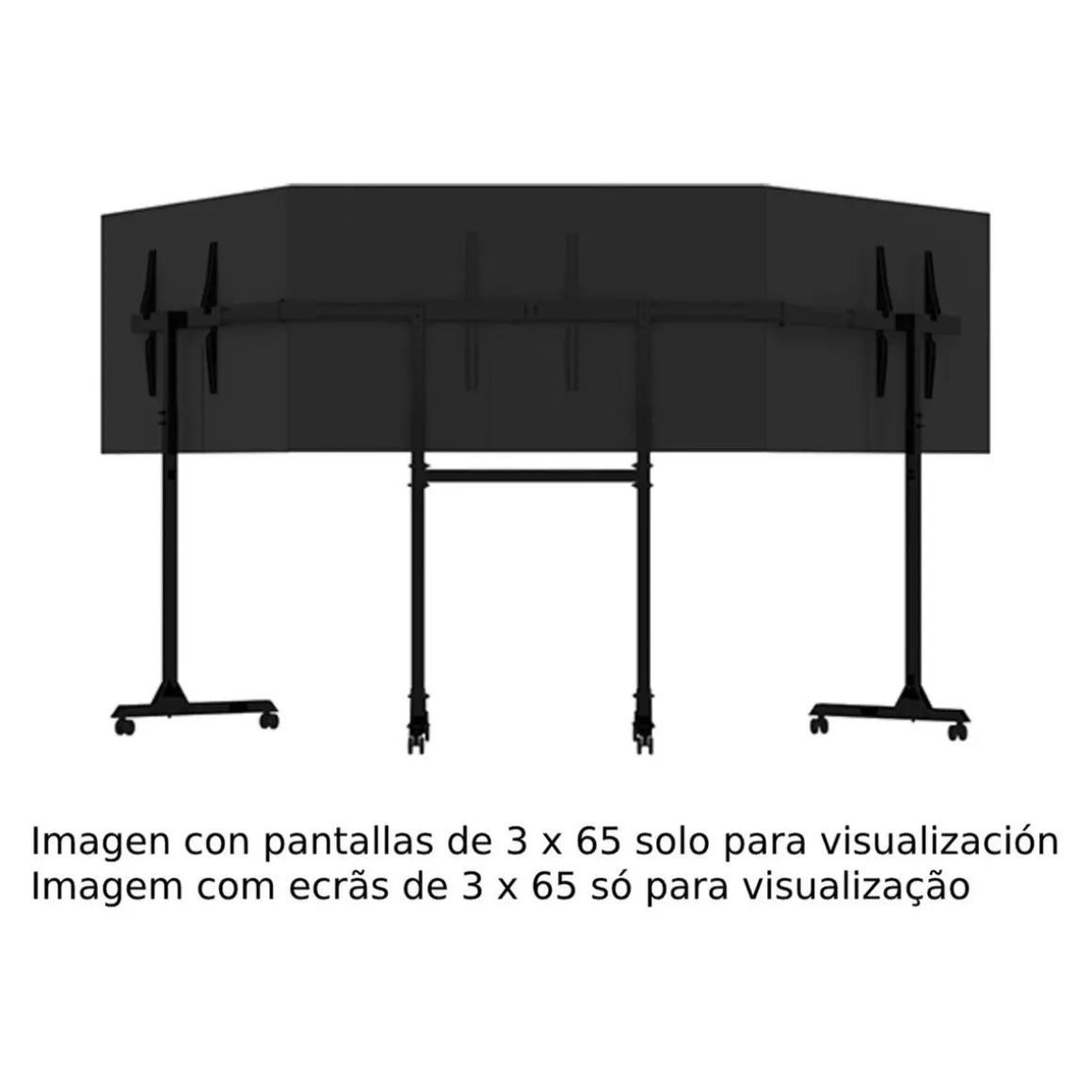 Next Level Racing Soporte independiente para tres monitores