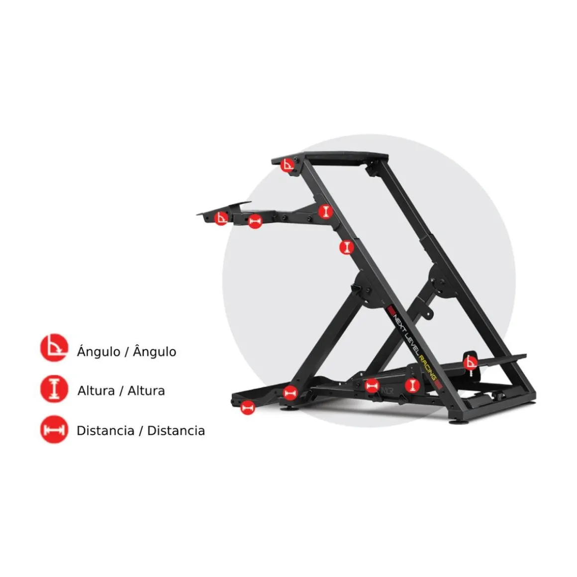 Next Level Racing Soporte para volante 2.0