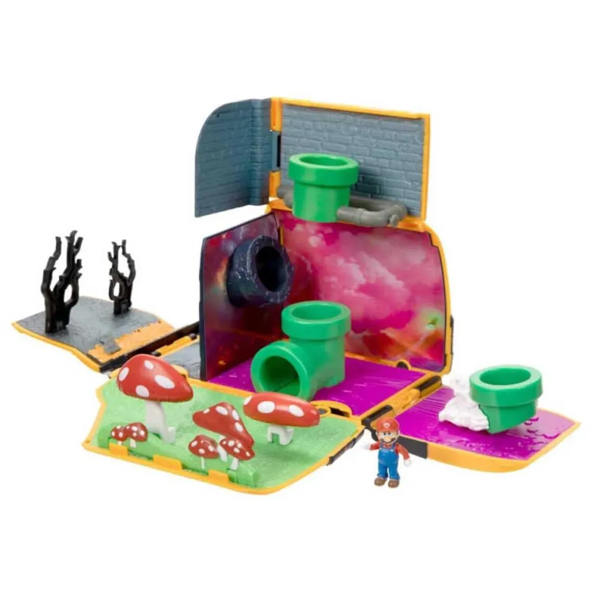 Nintendo - Super Mario - Playset y figura de la película Super Mario Bros ㅤ