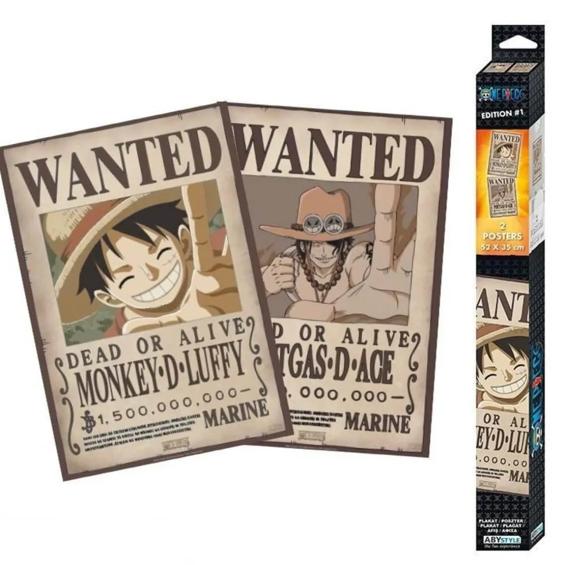 One Piece - Pósters Luffy y Ace
