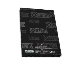 One Piece: caja de regalo XXL con cuaderno, cristal y pines Skull ㅤ