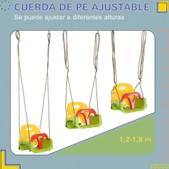 Outsunny - Columpio para bebé 3 en 1