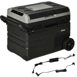 Outsunny - Nevera congelador portatil 60L Negro