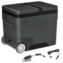 Outsunny - Nevera congelador 45L Negro