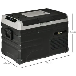 Outsunny - Nevera congelador portatil 35L Negro