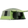 Outsunny - Tienda de campaña familiar 405x305x225 cm Verde