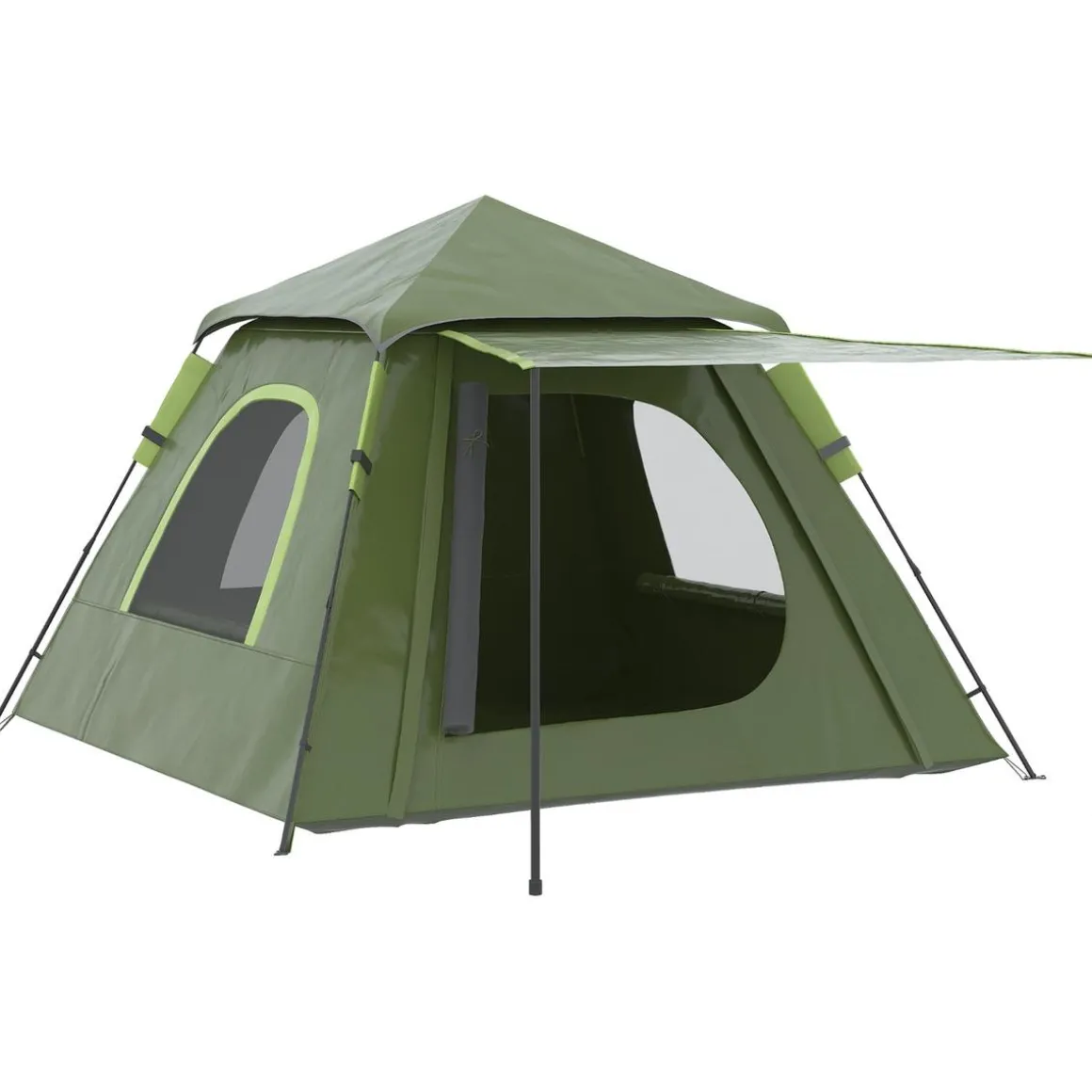 Outsunny - Tienda de campaña Pop Up 210x210x150cm Verde
