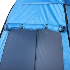 Outsunny - Tienda vestidor plegable 120x120x190 cm Azul