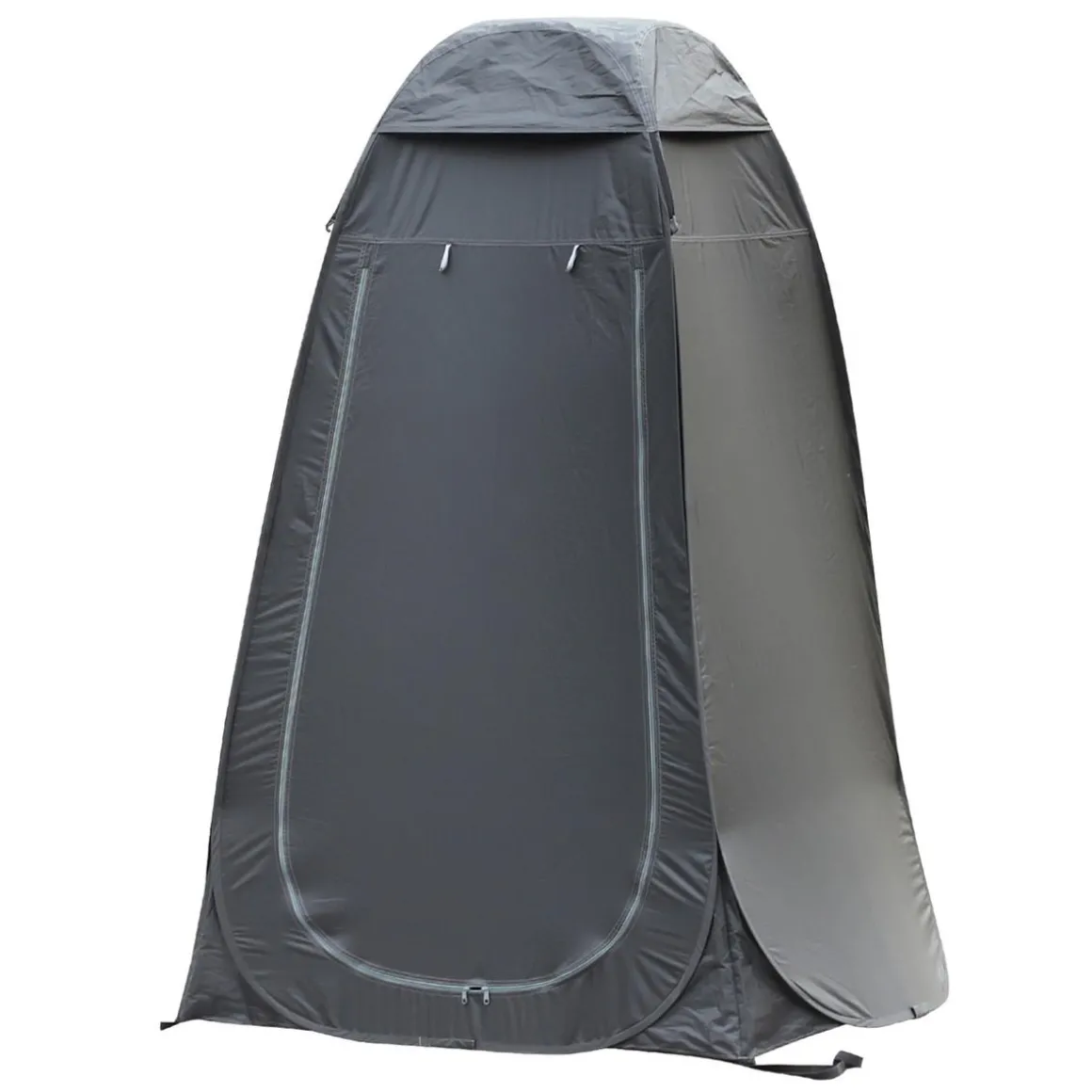 Outsunny - Tienda vestidor plegable 120x120x190 cm Negro
