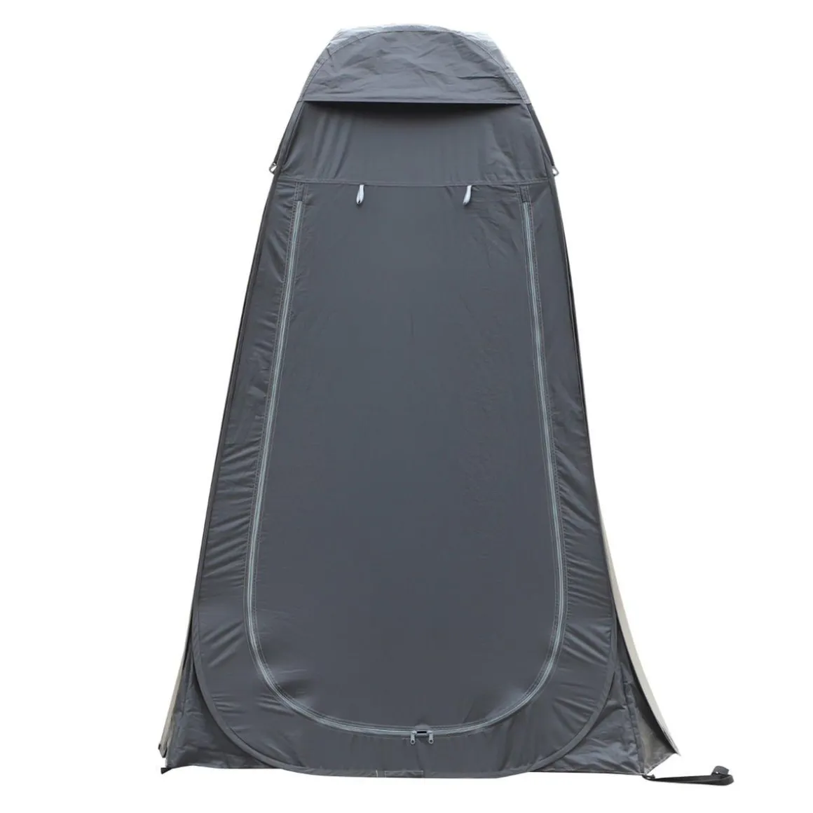 Outsunny - Tienda vestidor plegable 120x120x190 cm Negro