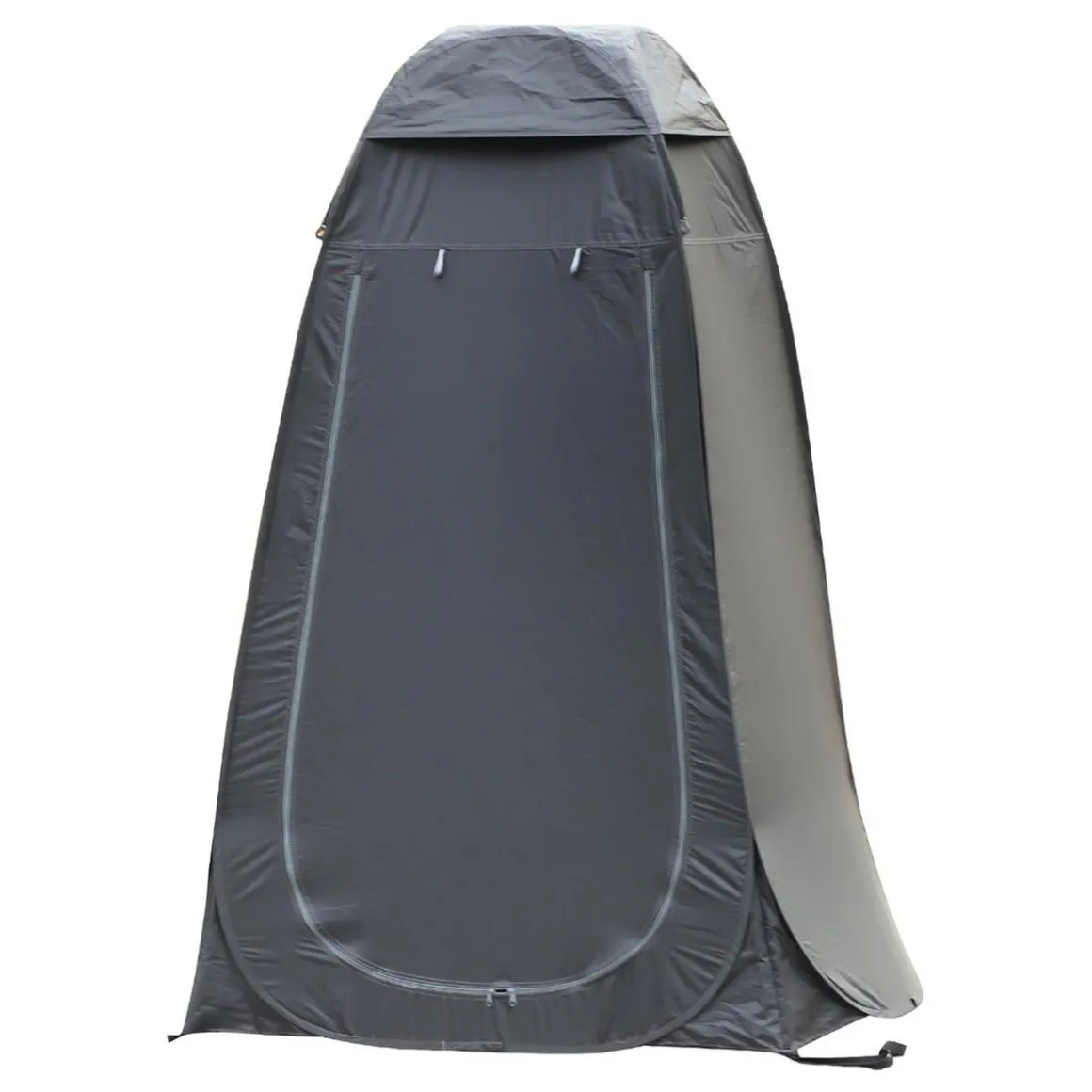 Outsunny - Tienda vestidor plegable 120x120x190 cm Negro