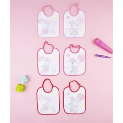 Pack 6 baberos grandes Disney Minnie