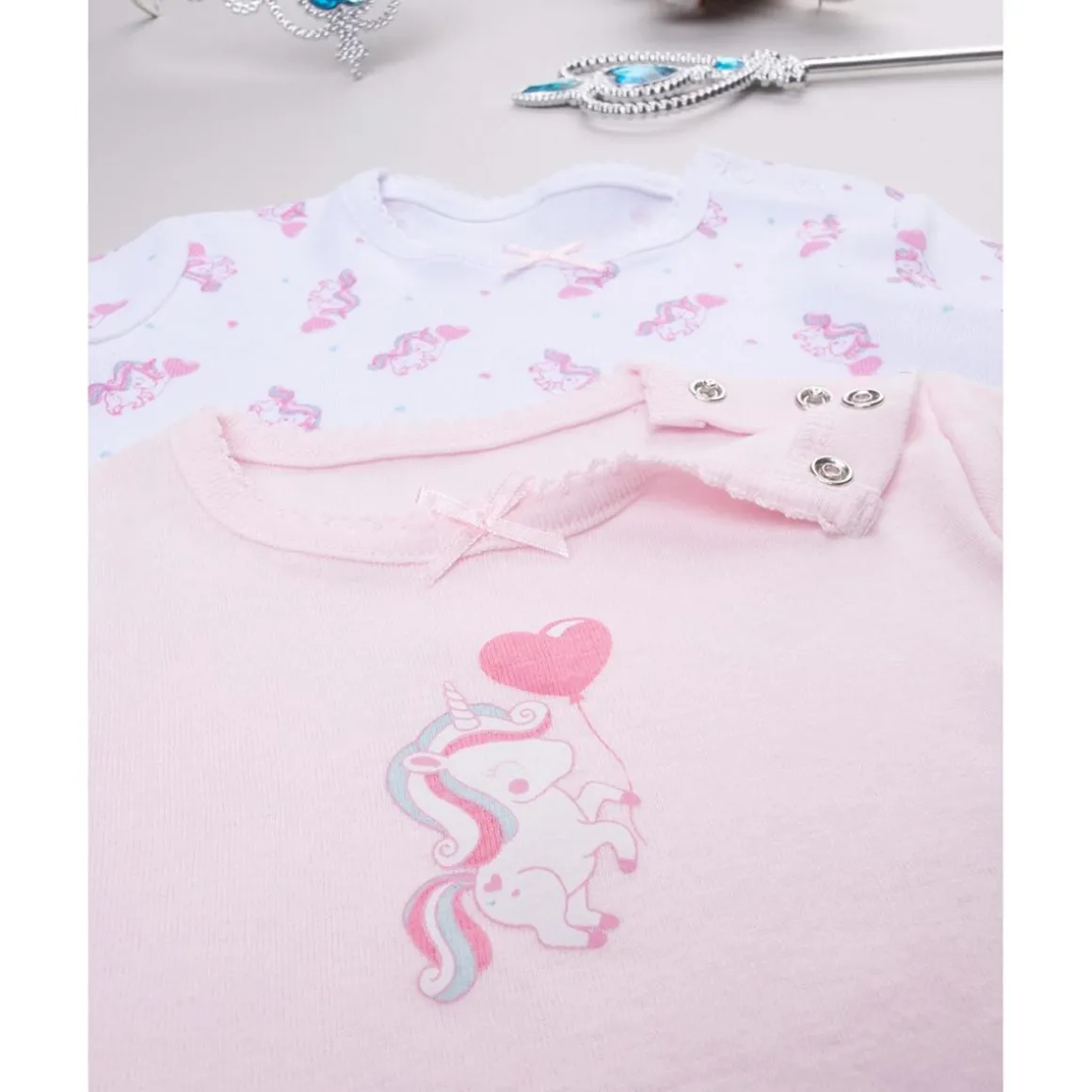 Pack 2 body niña unicornio