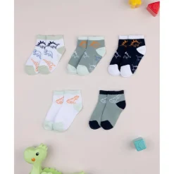 Pack 5 calcetines Dinosaurios para niño