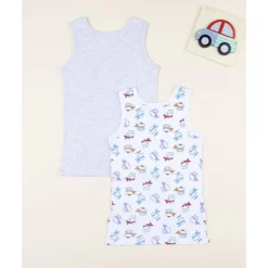 Pack 2 camisetas interiores niño Tortugas Ninja