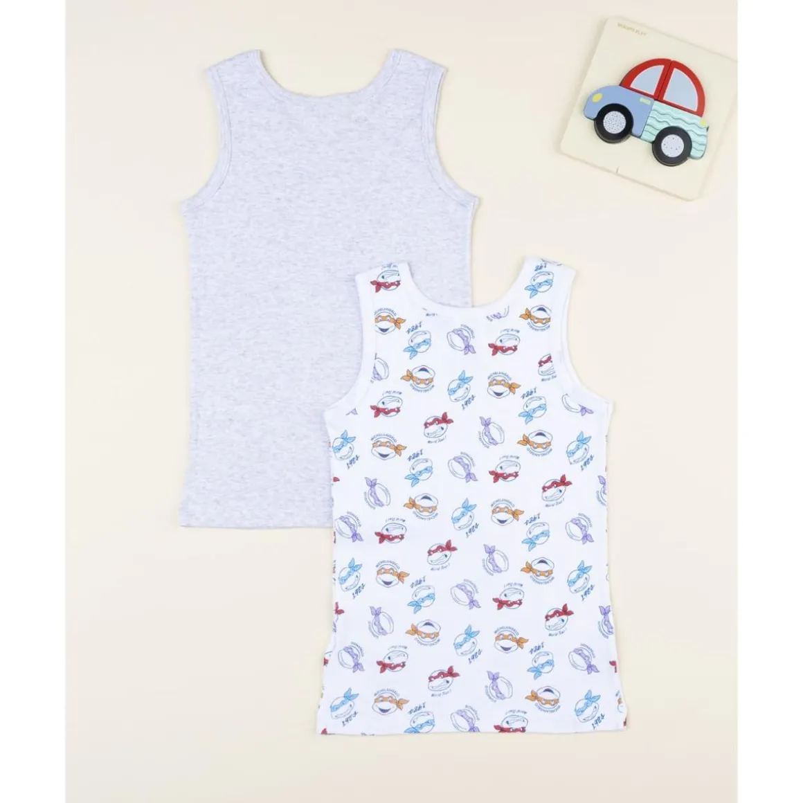 Pack 2 camisetas interiores niño Tortugas Ninja