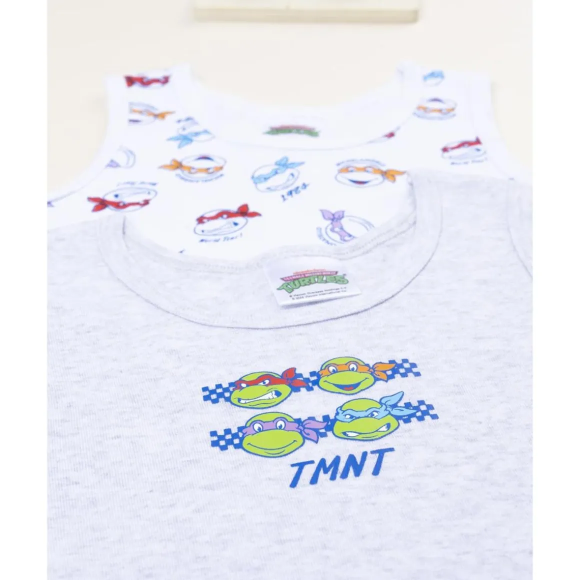 Pack 2 camisetas interiores niño Tortugas Ninja