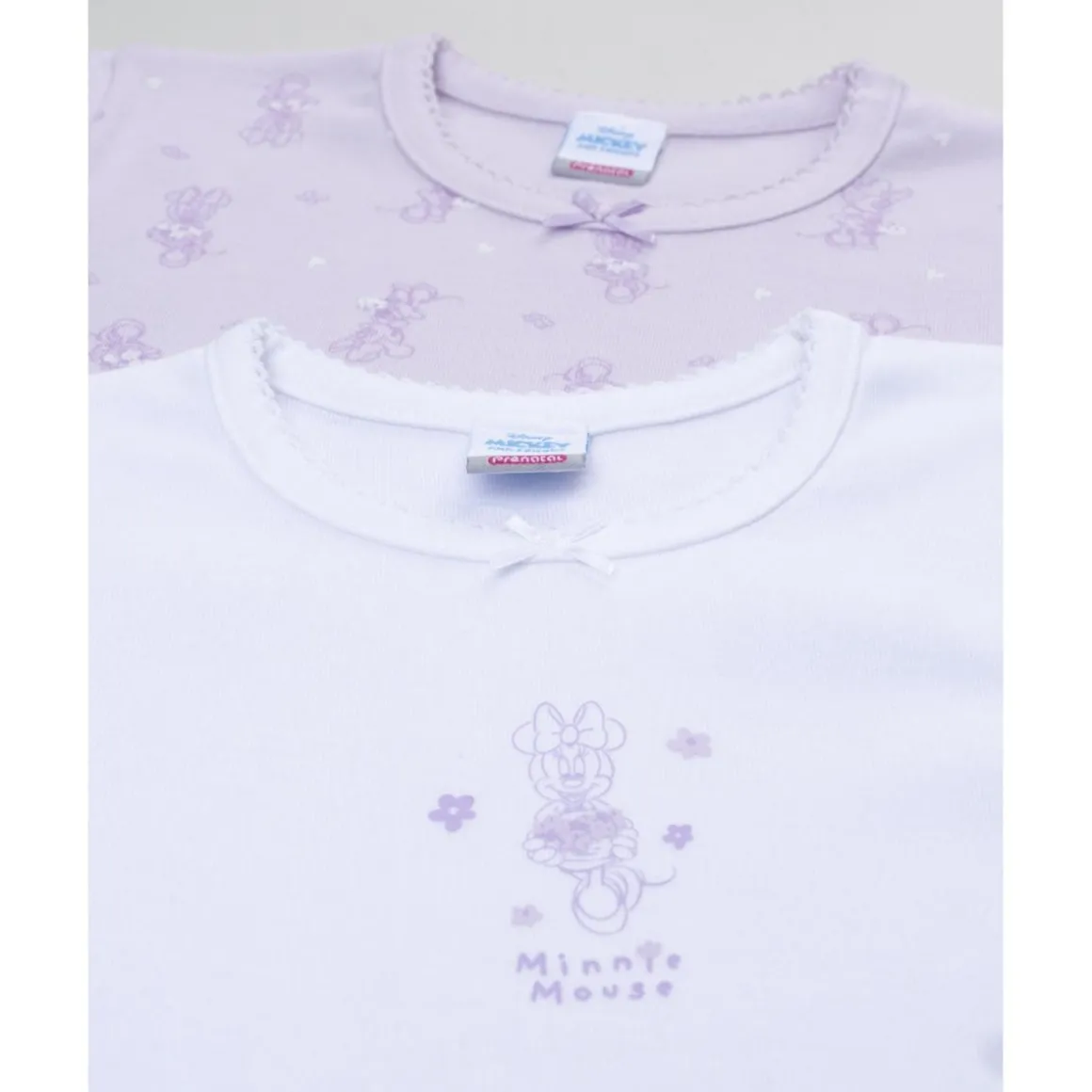 Pack 2 camisetas niña Minnie de manga corta