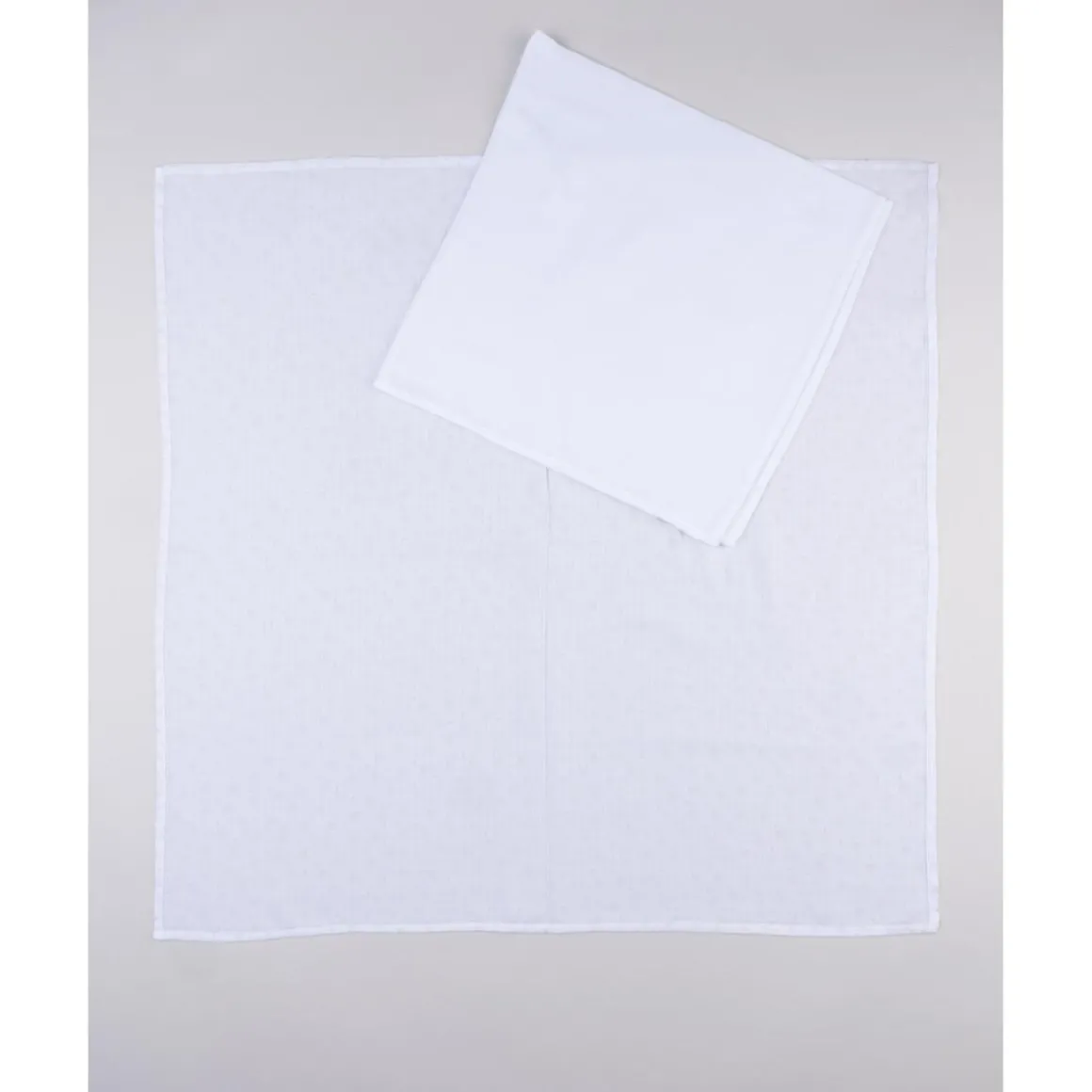 Pack 2 gasas de muselina para niña en tonos beige