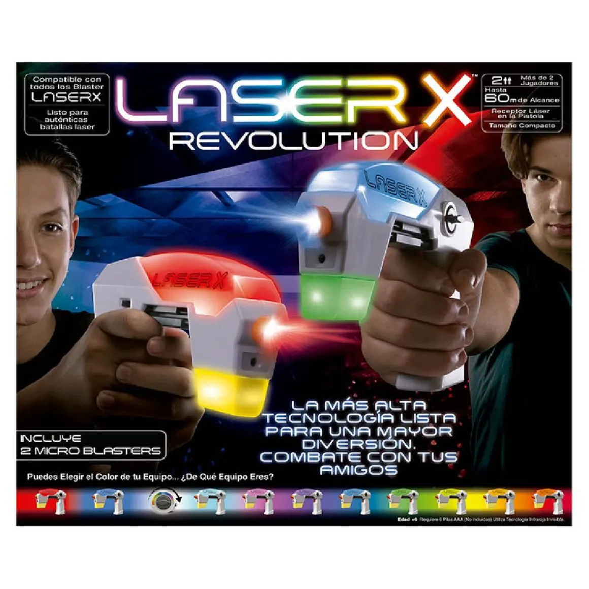 Pack 2 micro blasters Laser X Revolution