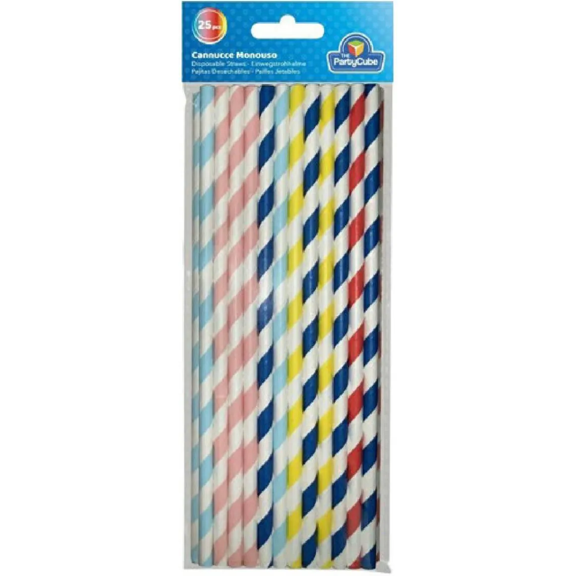 Pack 25 pajitas de papel