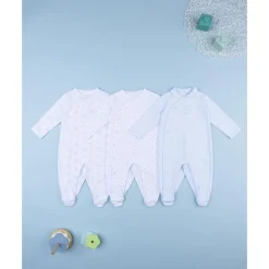 Pack 3 pijamas de bebé niño con estampado de perritos