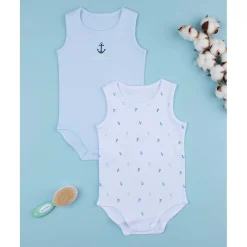Pack de 2 Bodies Básicos con Ancoras