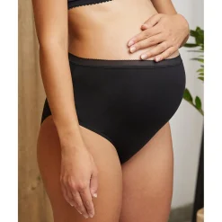 Pack de 2 bragas premamá de cintura alta
